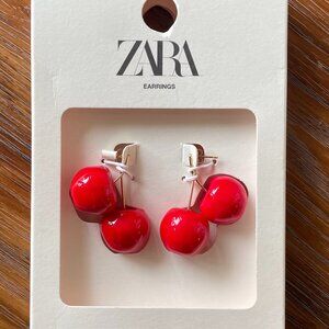 Zara cherry earrings